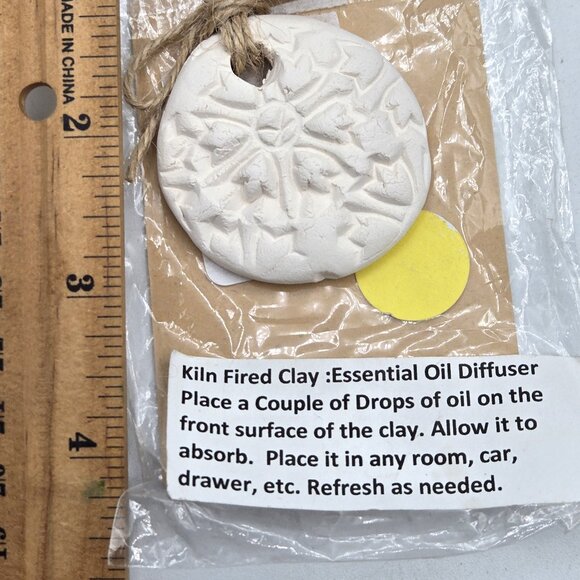 the sak Brown Leather Zipper Pull & White Clay Essential Oil Diffuser - Picture 3 of 7